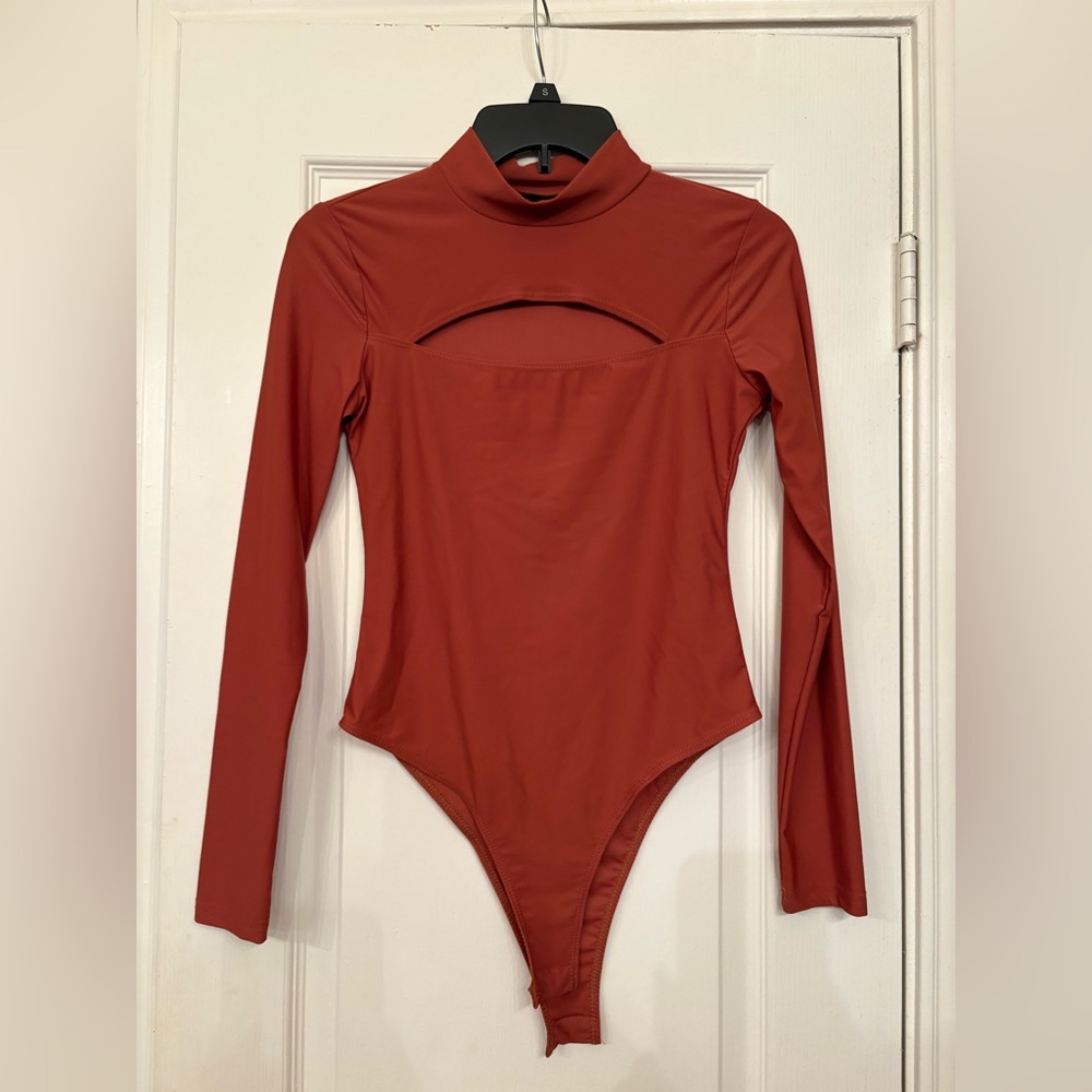 Long Sleeve Cutout Bodysuit